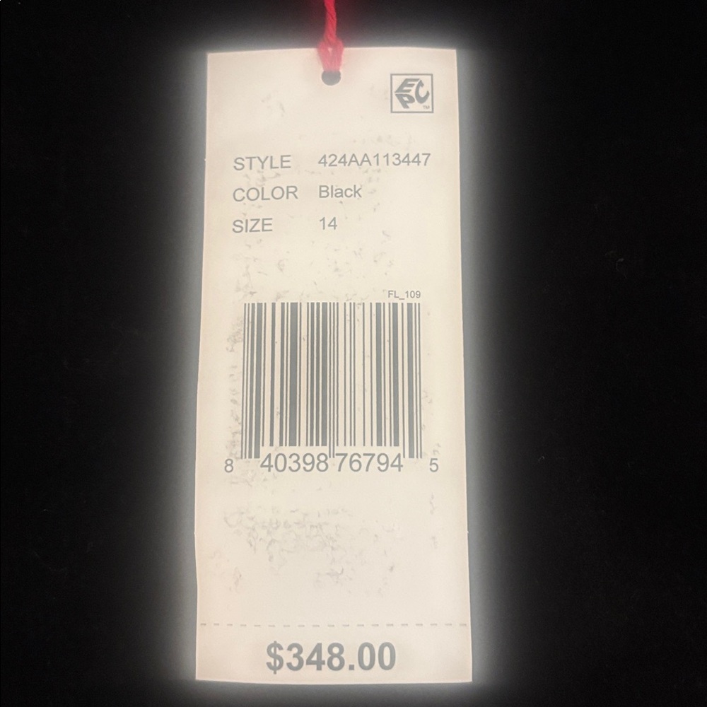 NWT Francés Valentine velvet pants.  Size 14 Black - Picture 3 of 4